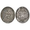 Image 1 : Potosi, Bolivia, oval silver medal, Constitution (1800s).