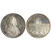 Image 1 : Turks and Caicos Islands, silver restrike (ca. 1970) of the British Phipps medal of 1687.