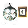 Image 1 : Framed, matted, full-color drawing of the Concepcion (1641) astrolabe by Duke Long (ca. 1980).