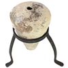 Image 1 : Small earthenware mercury vessel, European, with modern iron stand.