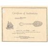 Image 2 : Ornate "Royal Portrait" pewter spoon, British, William III, rare and important slave-ship provenance