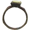 Image 1 : Base-metal ring (ladies') with non-precious stone, size 4.