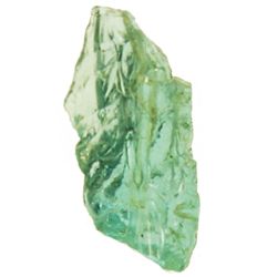 Small, natural emerald chip, 1 carat.