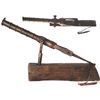 Image 1 : Iron breech-loading swivel cannon (rare), English, 1500s-1600s, with wooden block mount.