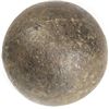 Image 1 : Small iron cannonball, probably 1700s.