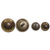 Image 1 : Lot of 2 brass military uniform buttons for the Voluntarios of Puerto Rico (1880s).