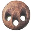 Image 1 : Large lignum vitae deadeye from an unidentified shipwreck of the 1700s.