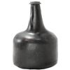 Image 1 : English "black" glass horse-hoof onion bottle, ca. 1720s-1740s.