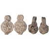 Image 1 : Lot of two lead seals with readable design, European, 1600s.