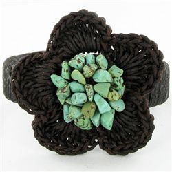 Crocheted Shell Ring (JEW-4312)