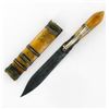 Image 3 : Handcarved Bone Knife & Scarab (ANT-1140)