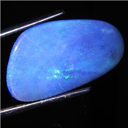 8.9ct Australian Black Opal Doublet Full Fire (GEM-46572)