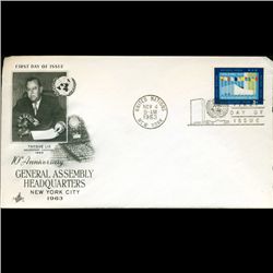 1963 UN First Day Postal Cover (STM-2430)