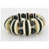 Image 1 : Water Buffalo Horn & Bone Stretch Bracelet (JEW-1918)