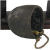 Image 4 : Vintage Thai Temple Bell on Elaborate Teak Stand (DEC-473)