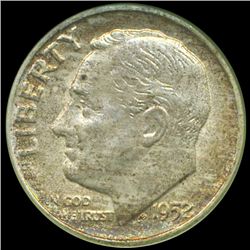 1952D Roosevelt Silver 10c 5c Graded MS69 (COI-9756)