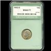Image 3 : 1952D Roosevelt Silver 10c 5c Graded MS69 (COI-9756)