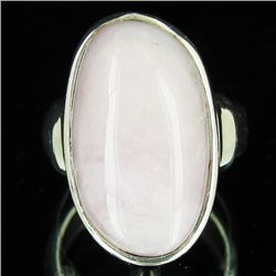 61twc Natural Kunzite Sterling Ring (JEW-4095A)