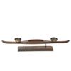 Image 4 : Antique Teak Silk Weft Tool Candle Holder (CLB-144)