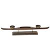 Image 5 : Antique Teak Silk Weft Tool Candle Holder (CLB-144)