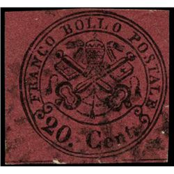 1867 Papal States 20b Stamp (STM-1070)