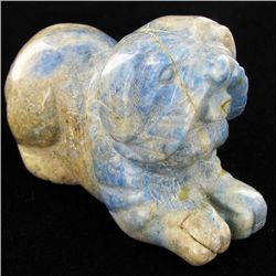 79gm Carved Lapis Dog (MIN-001874)