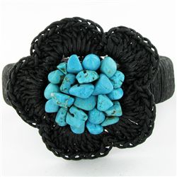 Crocheted Shell Ring (JEW-4311)