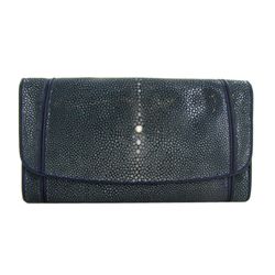 Ladies Stingray Hide Clutch Purse Wallet (ACT-325)