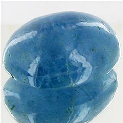 33.9ct Deep Blue Aquamarine Cabochon (GEM-45379)