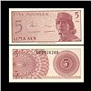 Image 1 : 1964 Indonesia 5 Sen Note Crisp Unc (CUR-06756)