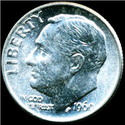 1960 FDR Silver 10c MS66 Full Bands (COI-11653)