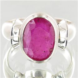 31.6twc Ruby Sterling Ring (JEW-4112A)