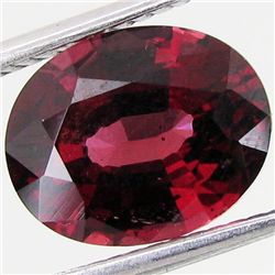 3.45ct Red Wine Rhodolite Garnet Oval (GEM-19488B)