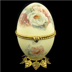 Fabrege Style Decorative Egg Photo Holder (CLB-864)