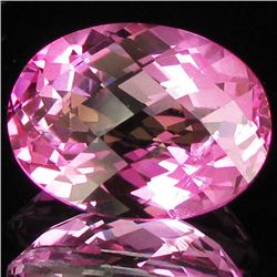 12.99ct Mystic Pure Pink Oval Topaz (GEM-28654)