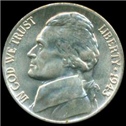 1943P/P Jefferson 5c MS66 Full Steps Double Die Error (COI-12711)