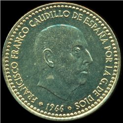 1970 Spain 1p DDR ERROR Proof (COI-10346)