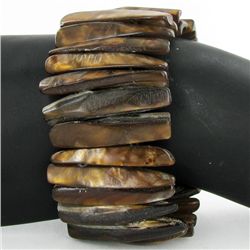 Stretch Shell/MOP Bracelet (JEW-4299)