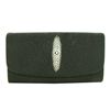 Image 1 : Ladies Stingray Hide Clutch Purse Wallet (ACT-330)