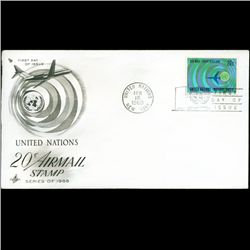 1968 UN First Day Postal Cover (STM-2725)