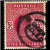 Image 1 : 1905 Britain Edward 5s Stamp (STM-0811)