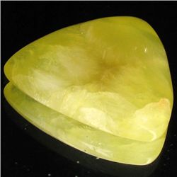 81.85ct Lemon Prehnite Cabochon (GEM-35696)