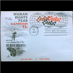 1968 US First Day Airmail Stationary Postal Cover (STM-2714)