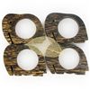 Image 1 : Sugarpalm Wood Napkin Rings (DEC-827)