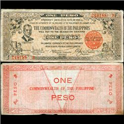 1942 WW2 Guerrilla Rebel Philippines 1P Note Negros (CUR-07202)