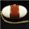 Image 1 : Handmade Goose Egg Clutch Handbag Evening Bag (ACT-410)