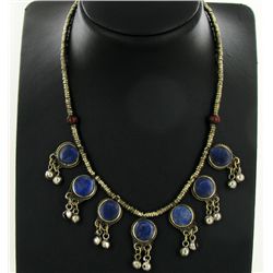 260ct Handcrafted Lapis Nickel Necklace (JEW-4370)