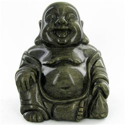 1900ct Handcarved Rainbow Obsidian Buddha (CLB-1073)