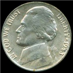 1943P/P Jefferson 5c MS66/67 Full Steps Double Die Error (COI-12714)