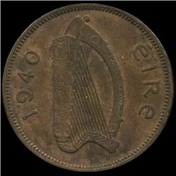 1940 Ireland 1/2p AU Scarce (COI-10145)